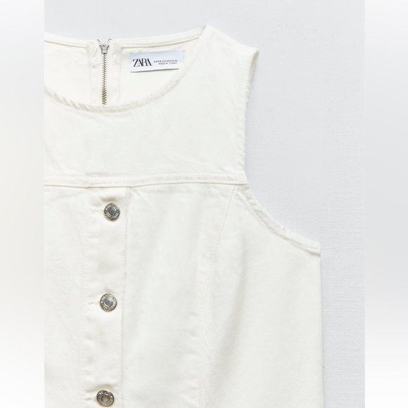 ✨SALE✨ ZARA DENIM MIDI DRESS ✨SALE✨ - Picture 6 of 8